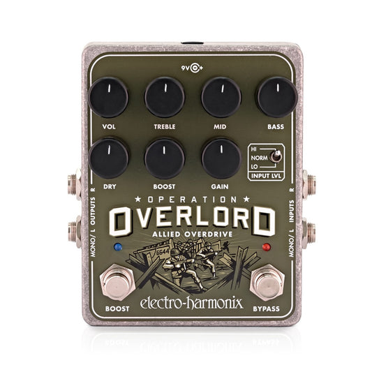 Pedal Guitar Electro-Harmonix Operation Overlord Allied Overdrive - Việt Music