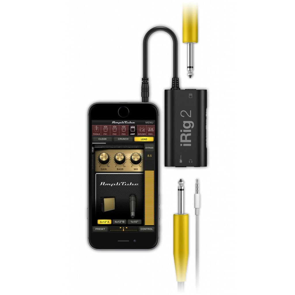 Thiết Bị Thu Âm IK Multimedia IRig 2 Guitar Interface For IOS and Mac - Việt Music