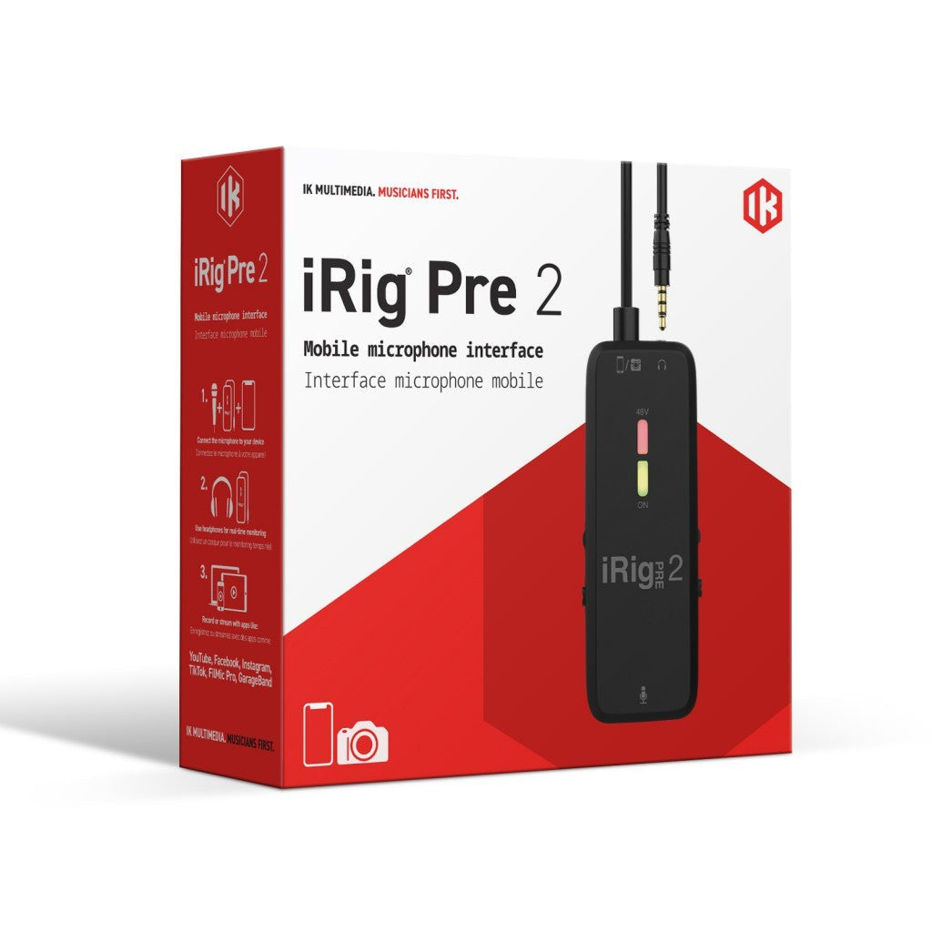 Thiết Bị Thu Âm IK Multimedia IRig Pre 2 - Việt Music