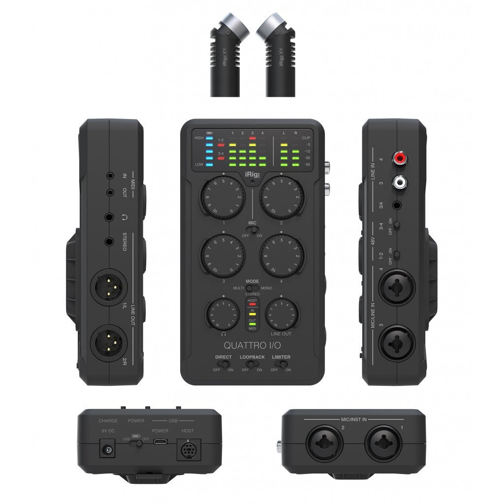 Thiết Bị Thu Âm IK Multimedia IRig Pro Quattro I/O Deluxe - Việt Music