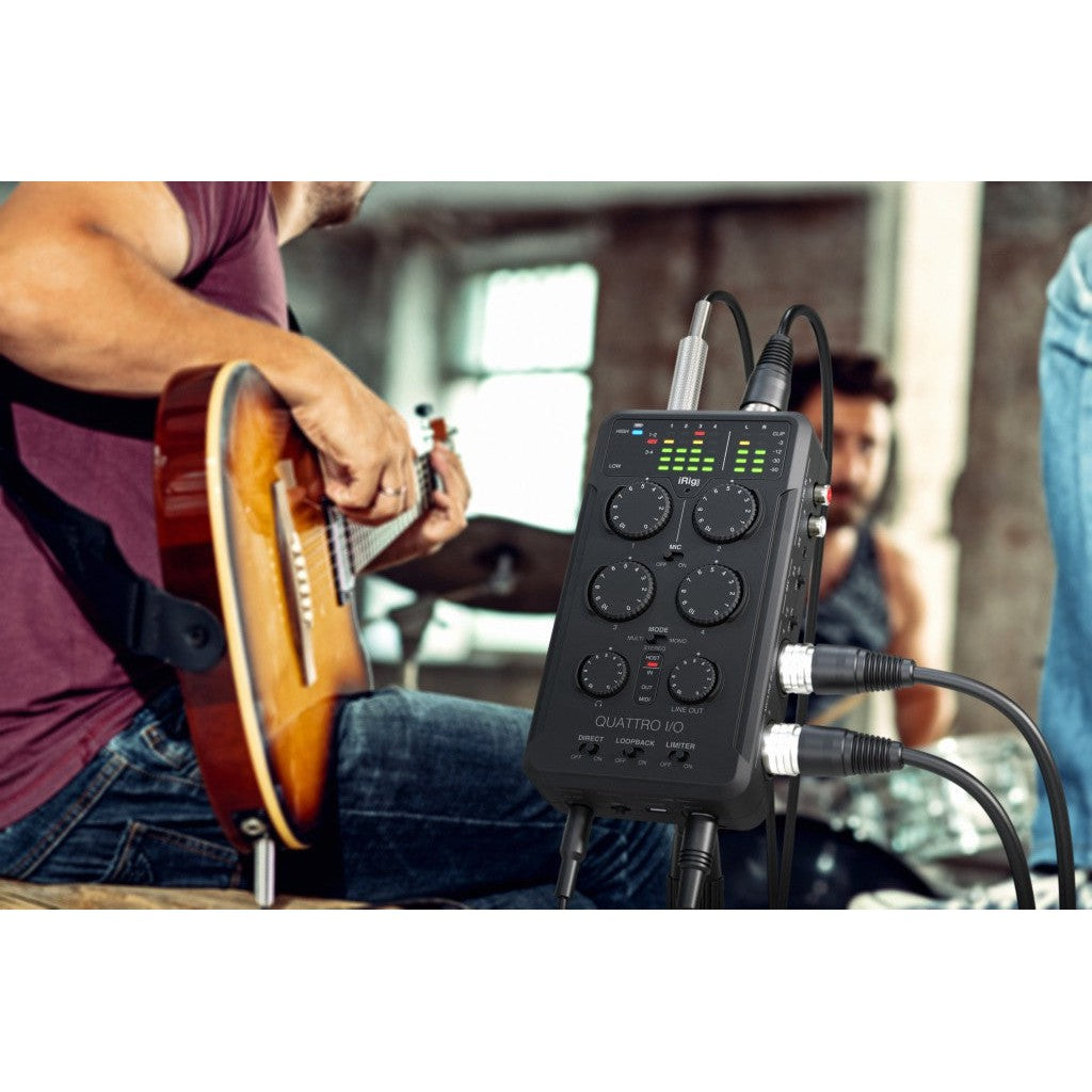 Thiết Bị Thu Âm IK Multimedia IRig Pro Quattro I/O - Việt Music