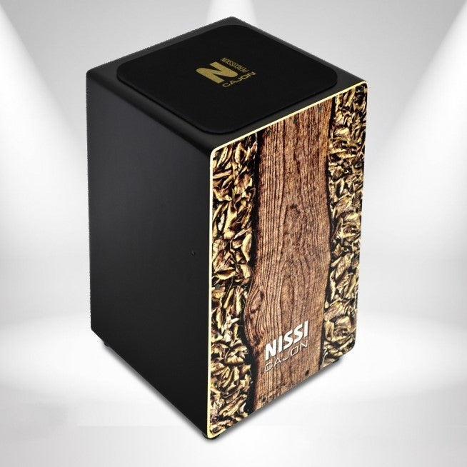 Trống Cajon Nissi CJPLW-712P Cây Lá - Việt Music