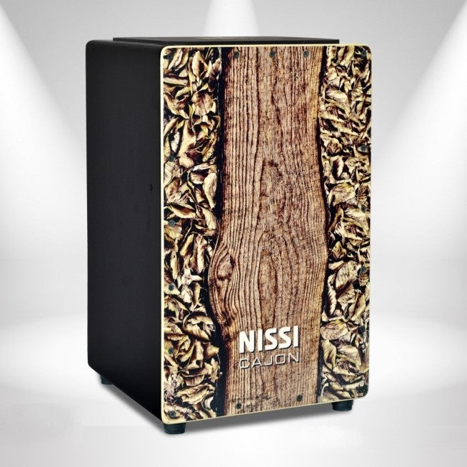 Trống Cajon Nissi CJPLW-712P Cây Lá - Việt Music