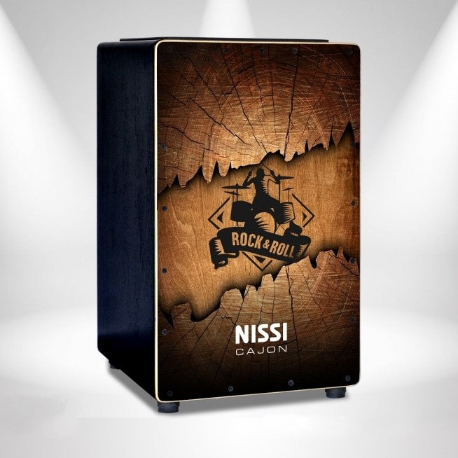 Trống Cajon Nissi CJPLW-712P Rock & Roll - Việt Music