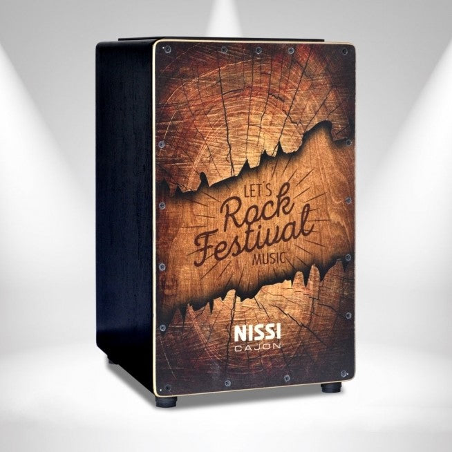 Trống Cajon Nissi CJPLW-712P Rock & Roll - Việt Music