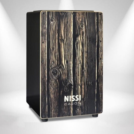 Trống Cajon Nissi CJPLW-712P Vân Cây B - Việt Music