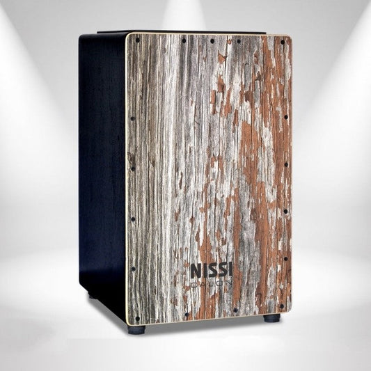 Trống Cajon Nissi CJPLW-712P Vỏ Cây - Việt Music