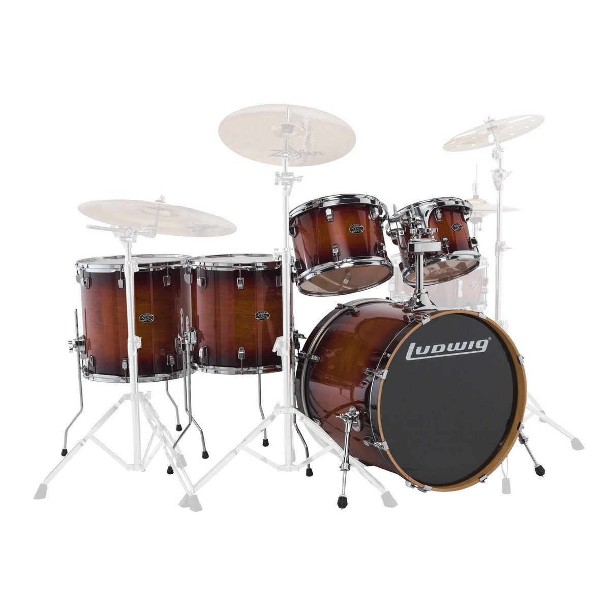 Trống Cơ Ludwig Evolution Maple LCEM622 (22/10-12/14-16/14 + Hardware) - Việt Music