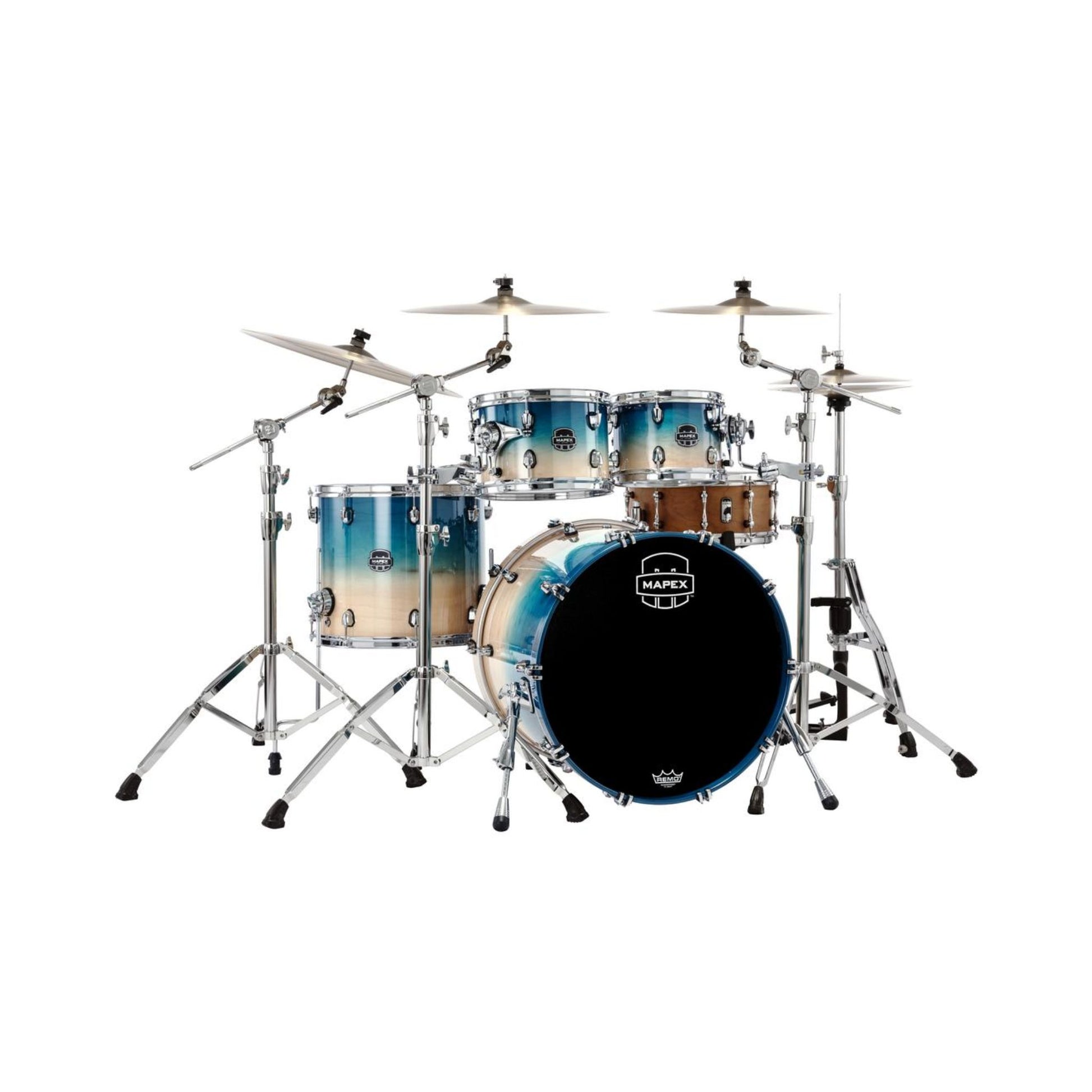 Trống Cơ Mapex Saturn Maple - Walnut Hybrid Shell Pack SR529XU - Việt Music