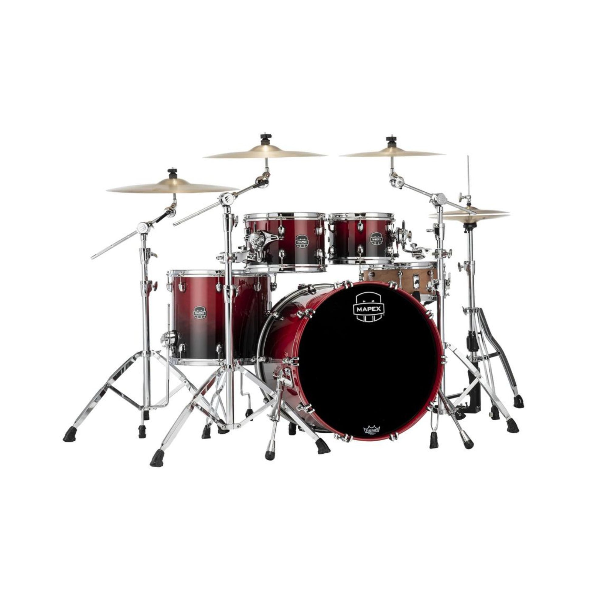 Trống Cơ Mapex Saturn Maple - Walnut Hybrid Shell Pack SR529XU - Việt Music