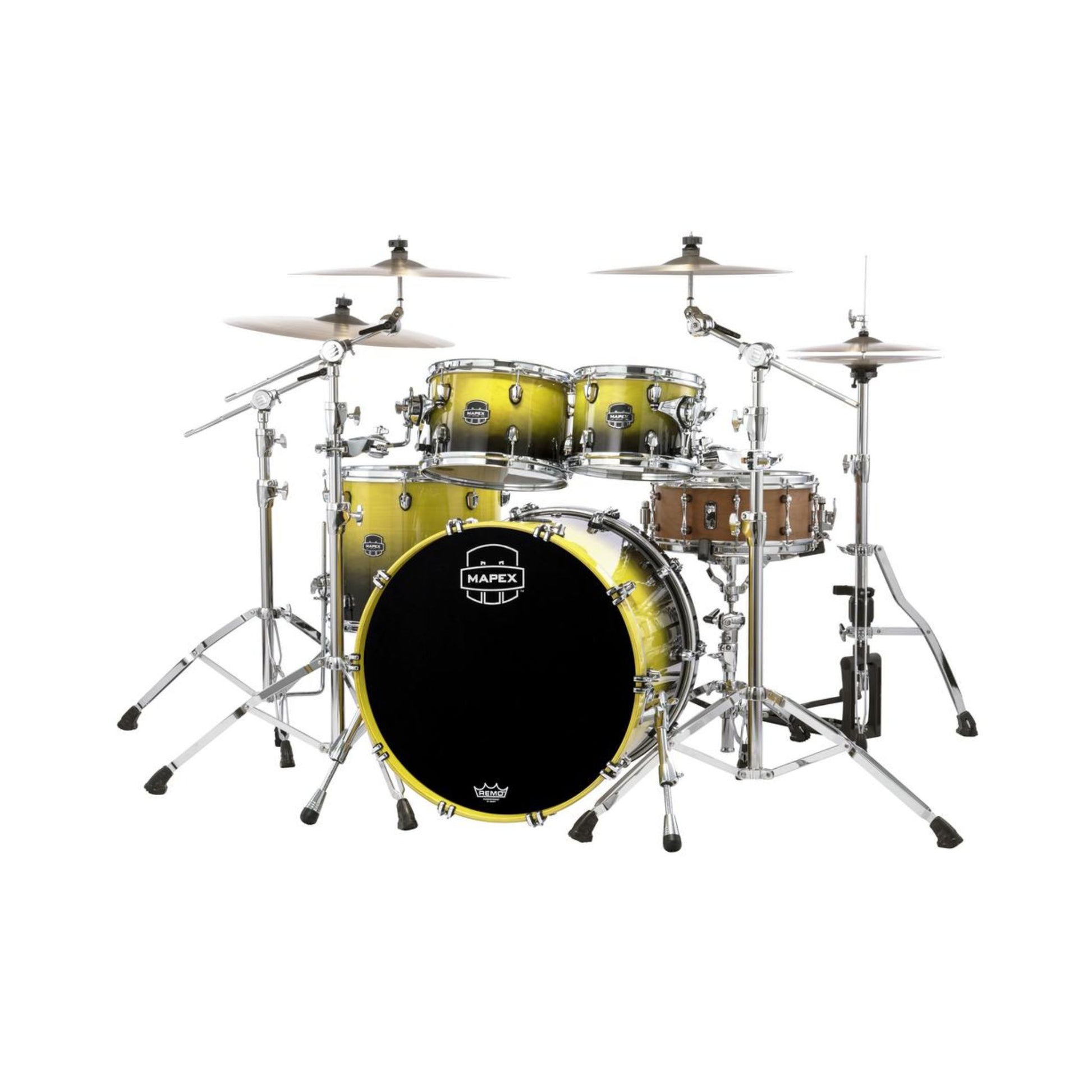 Trống Cơ Mapex Saturn Maple - Walnut Hybrid Shell Pack SR529XU - Việt Music