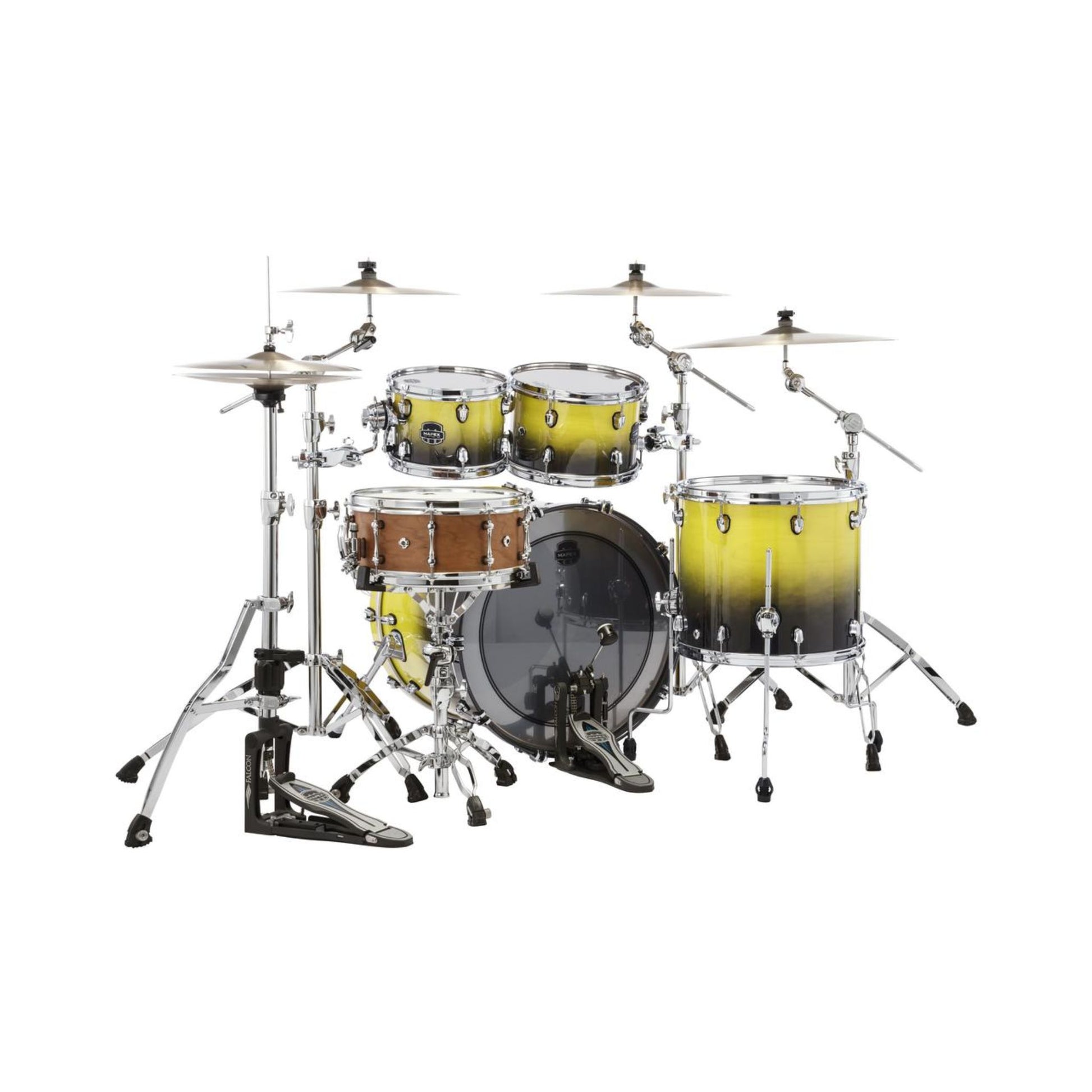 Trống Cơ Mapex Saturn Maple - Walnut Hybrid Shell Pack SR529XU - Việt Music