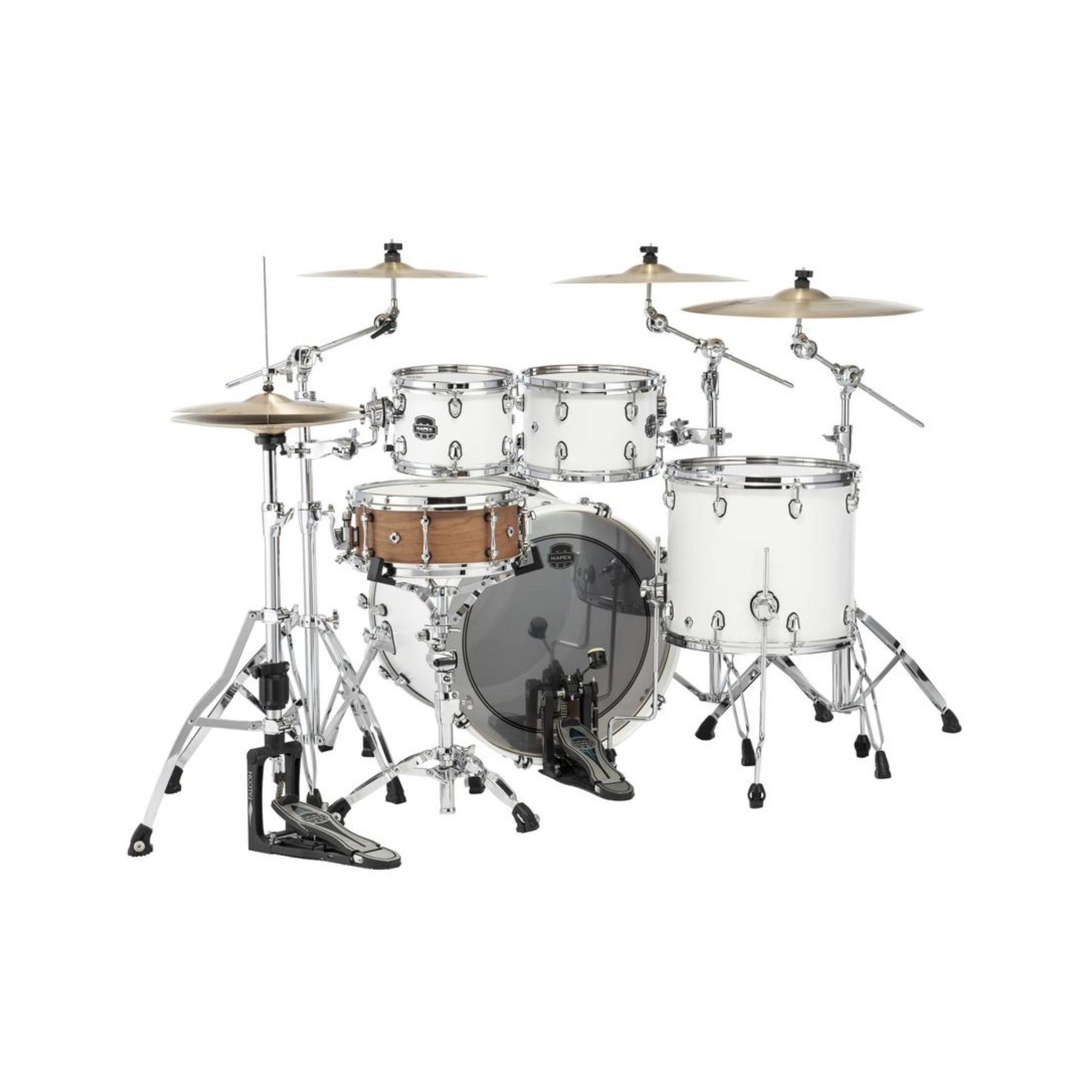 Trống Cơ Mapex Saturn Maple - Walnut Hybrid Shell Pack SR529XU - Việt Music