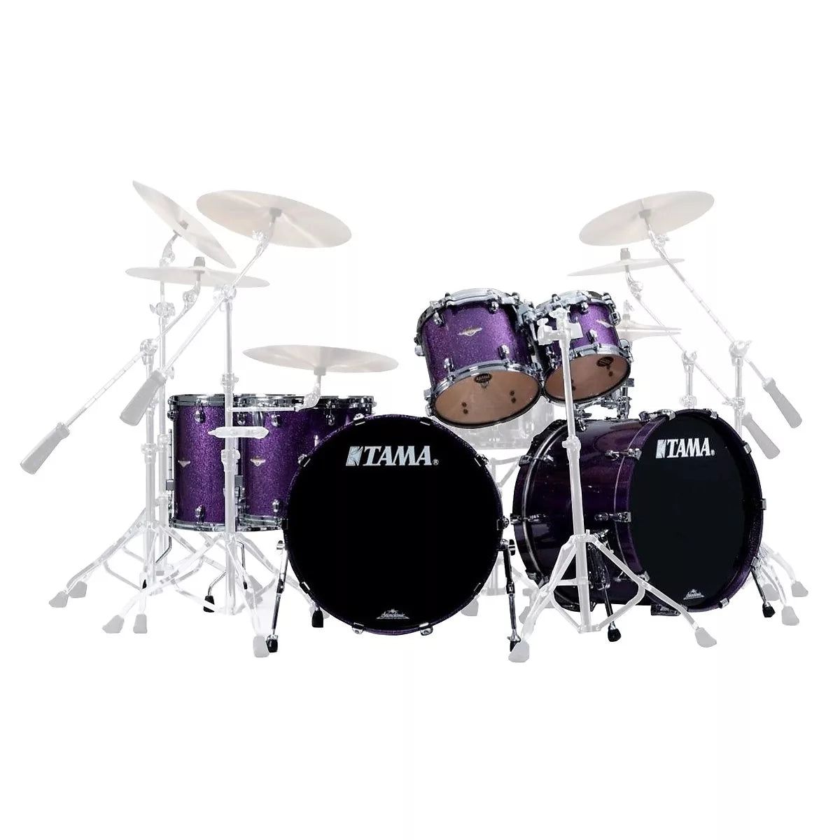 Trống Cơ Tama Artists Lars Ulrich MA62BDZS, Deeper Purple Sparkle - Việt Music