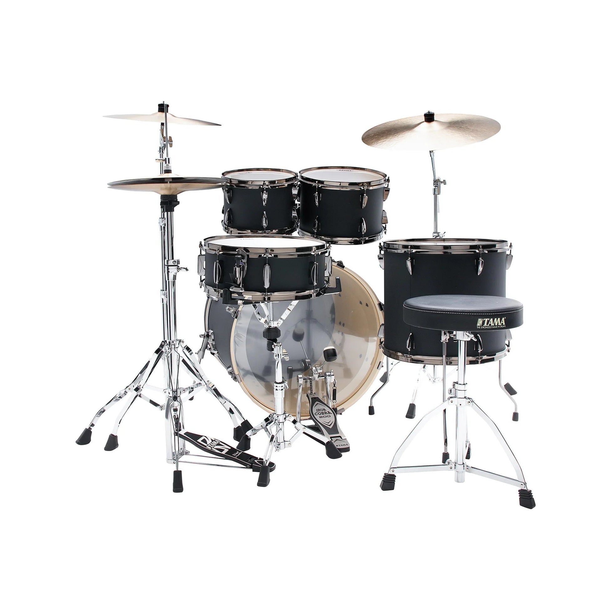 Trống Cơ Tama Imperialstar IP52H6WBN Blacked Out Black w/Black Nickel Hardware Matching Wood Hoops - Việt Music