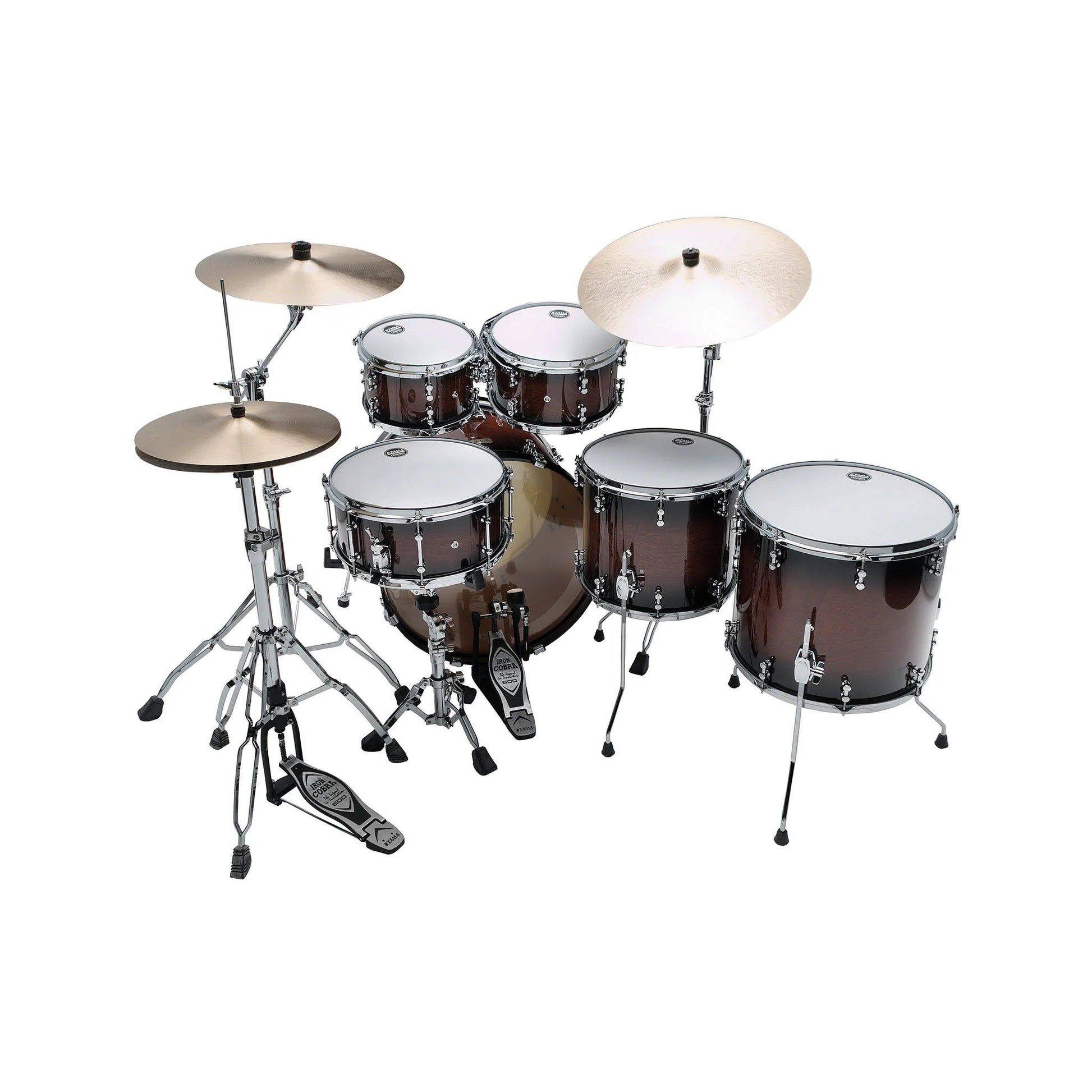 Trống Cơ Tama SLP Dynamic Kapur LKP52HTS (22/10-12/14-16), Gloss Black Kapur Burst - Việt Music