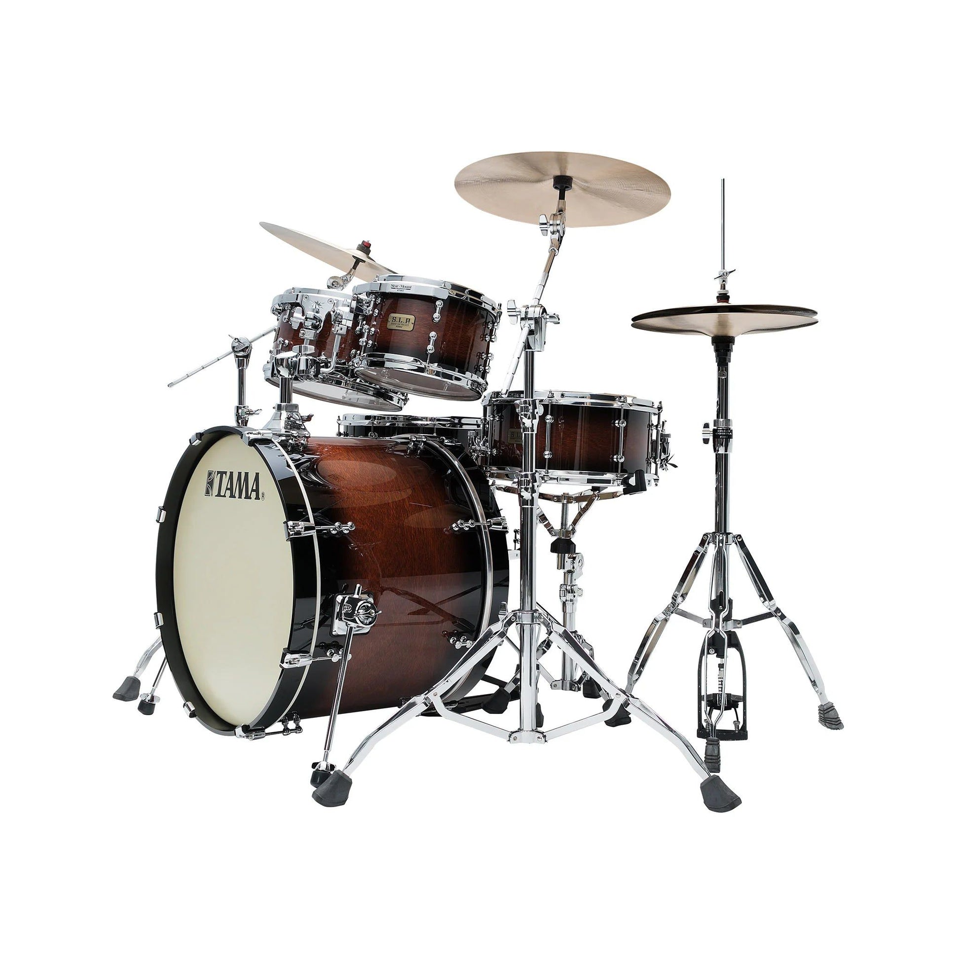 Trống Cơ Tama SLP Dynamic Kapur LKP52HTS (22/10-12/14-16), Gloss Black Kapur Burst - Việt Music