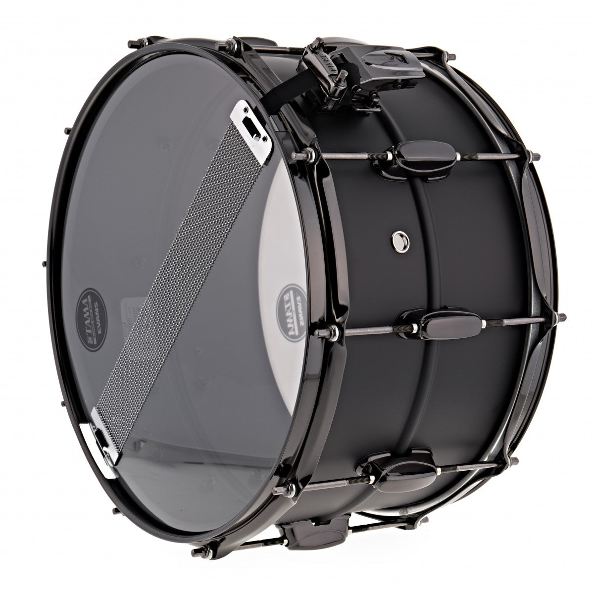 Trống Snare TAMA LST148 SLP Big Black Steel, Matte Black Nickel - Việt Music