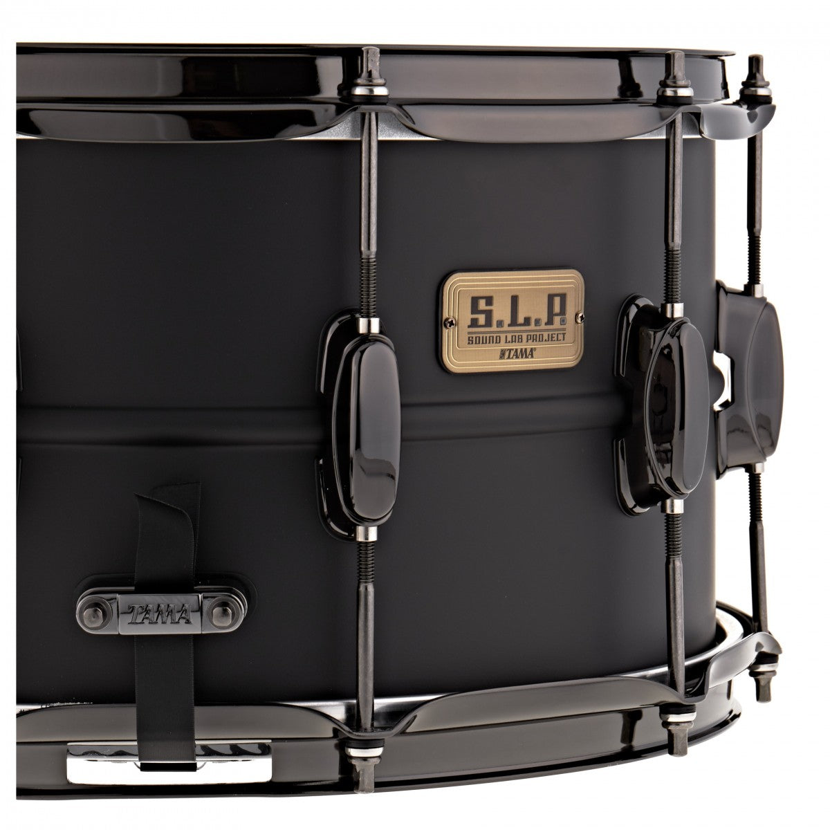 Trống Snare TAMA LST148 SLP Big Black Steel, Matte Black Nickel - Việt Music