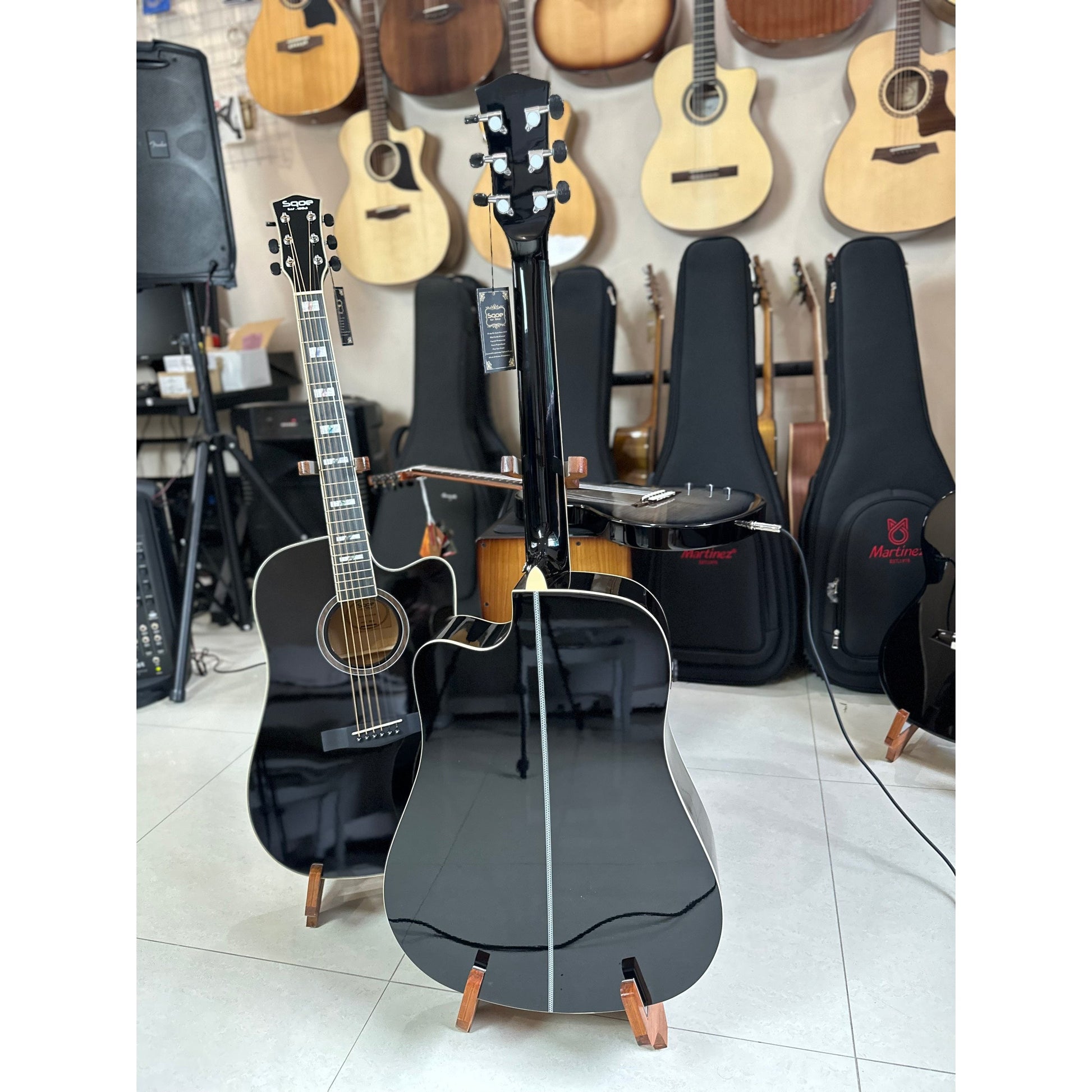 Đàn Guitar Acoustic Sqoe ED29 EQ - Việt Music