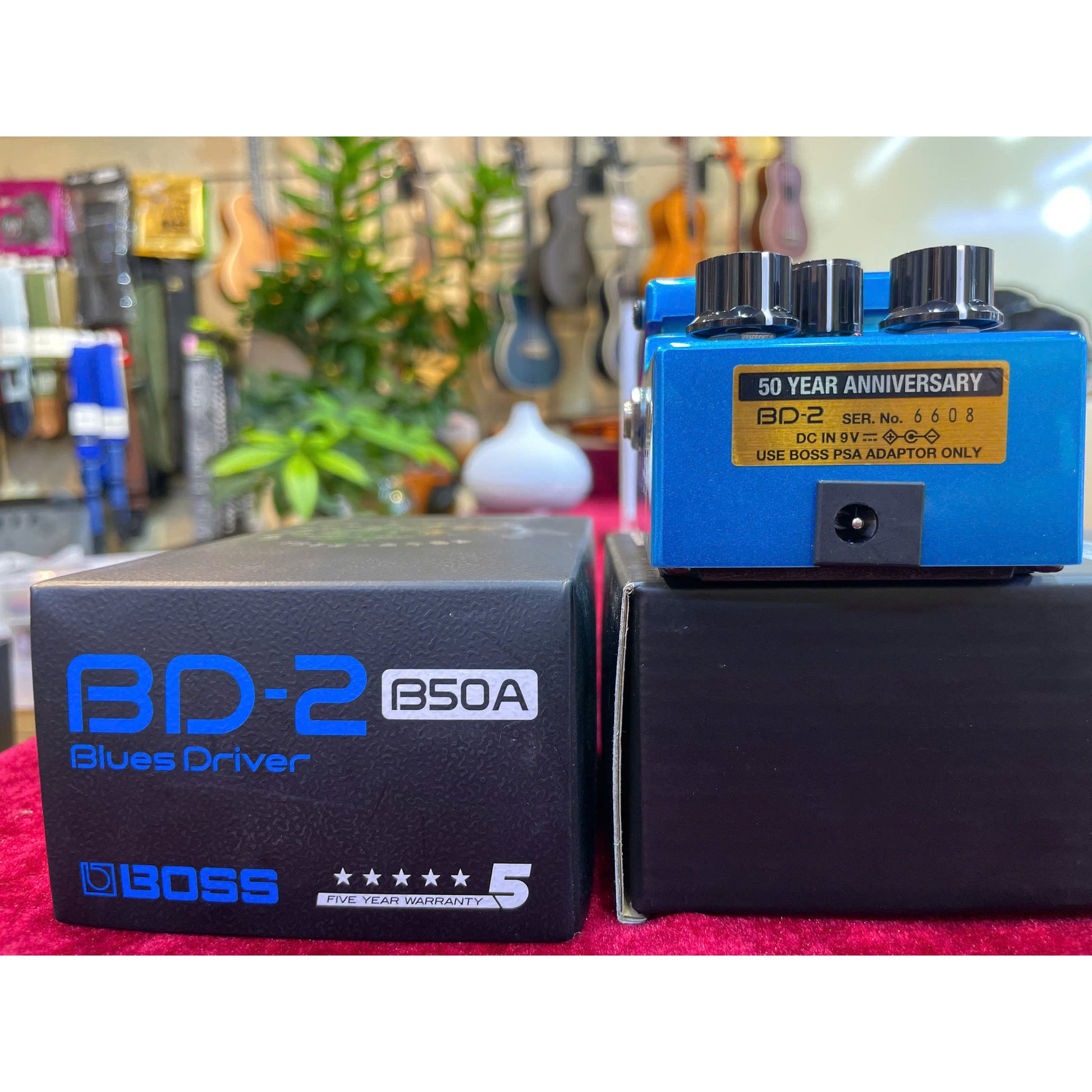 Pedal Guitar Boss BD-2-B50A Blues Driver Limited Edition 50th Anniversary - Việt Music